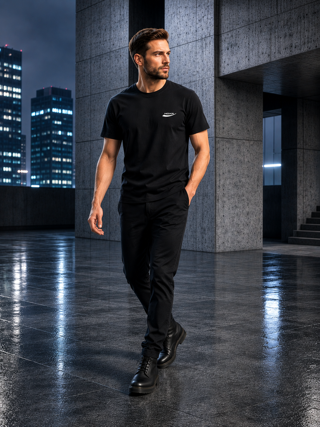 NOXR Signature Tee — Black