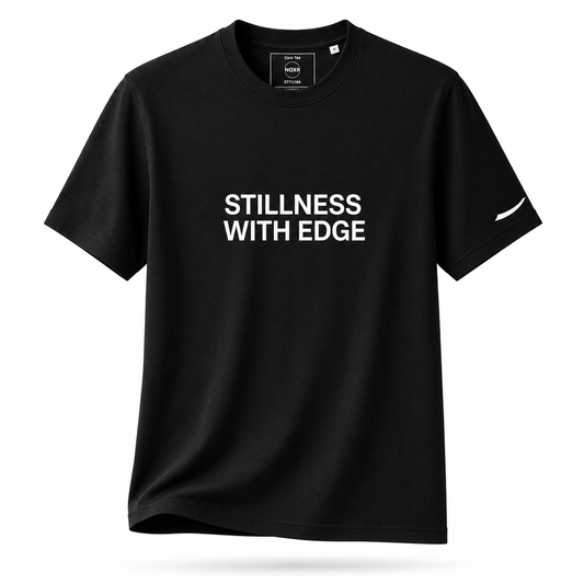 NOXR Core Tee — STILLNESS WITH EDGE