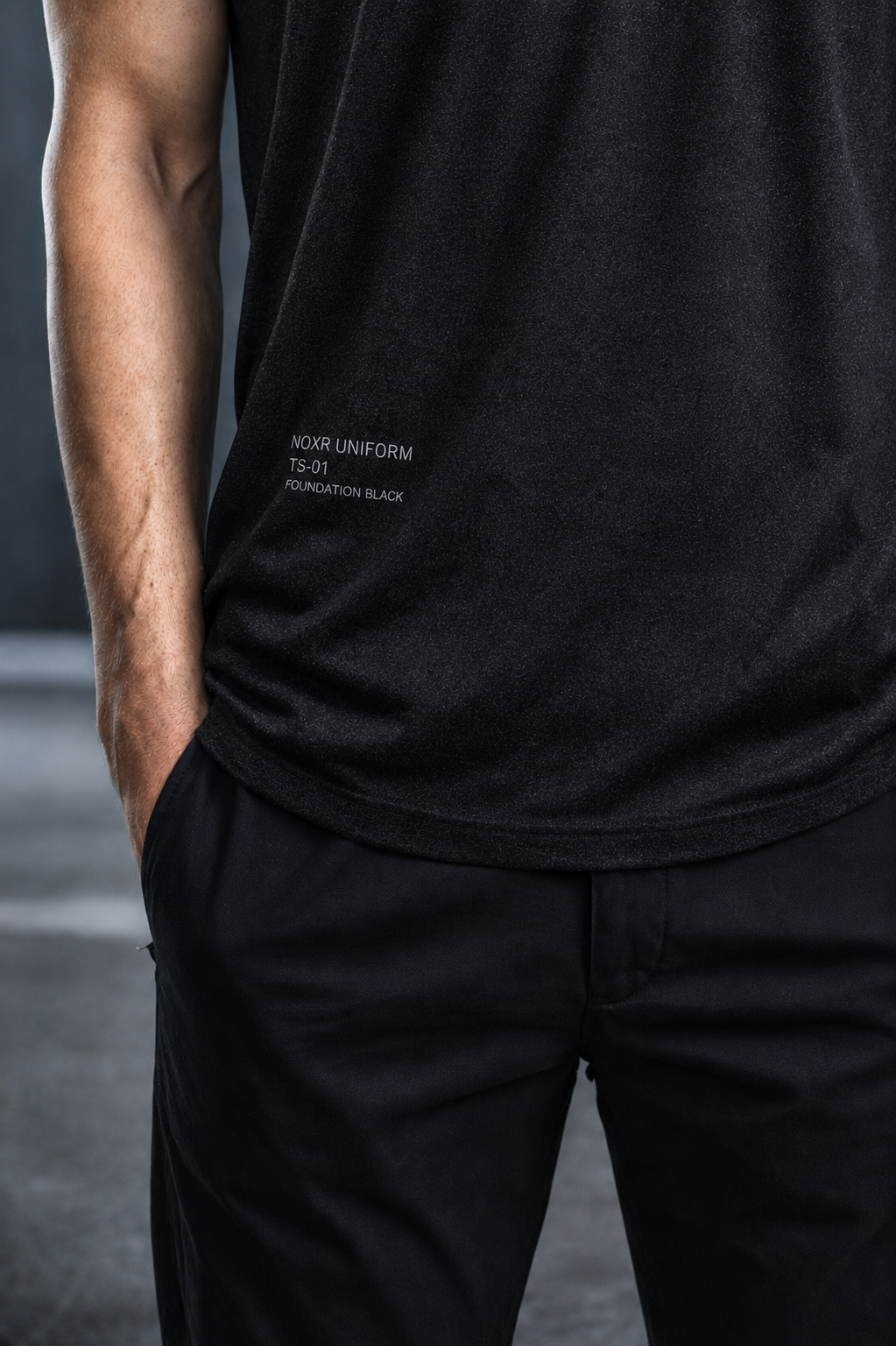 NOXR Uniform Tee  — Layer 01 (Black)