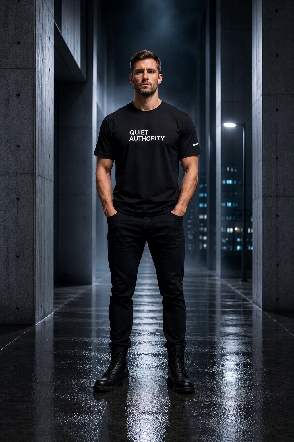 NOXR Core Tee — QUIET AUTHORITY