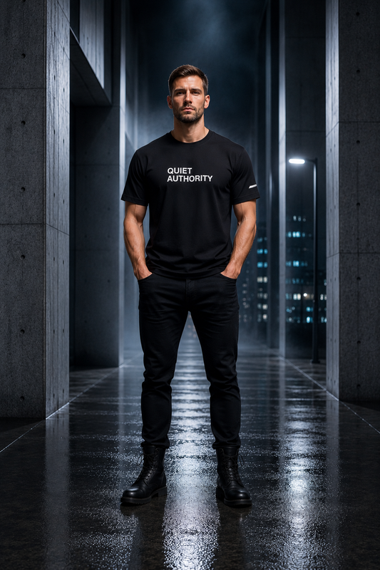 NOXR Core Tee — QUIET AUTHORITY