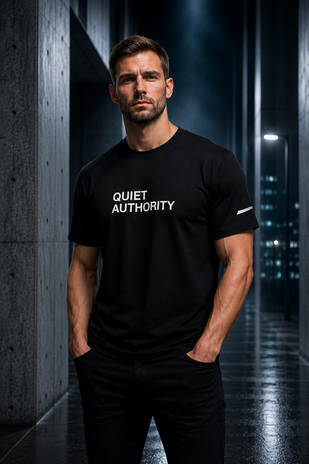 NOXR Core Tee — QUIET AUTHORITY