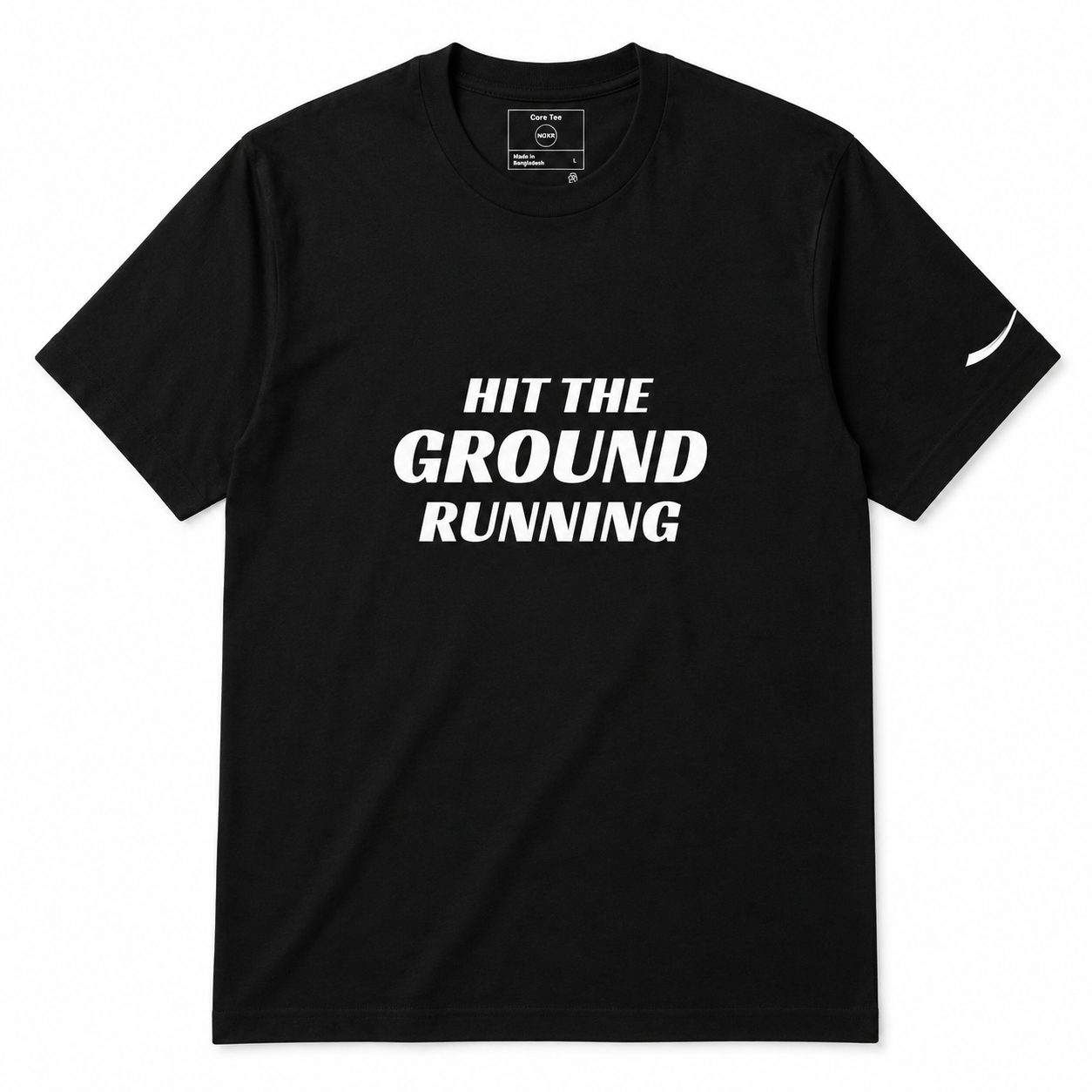 NOXR Core Tee — HIT THE GROUND RUNNING