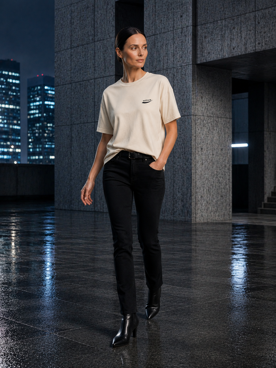 NOXR Signature Tee —  Ivory White