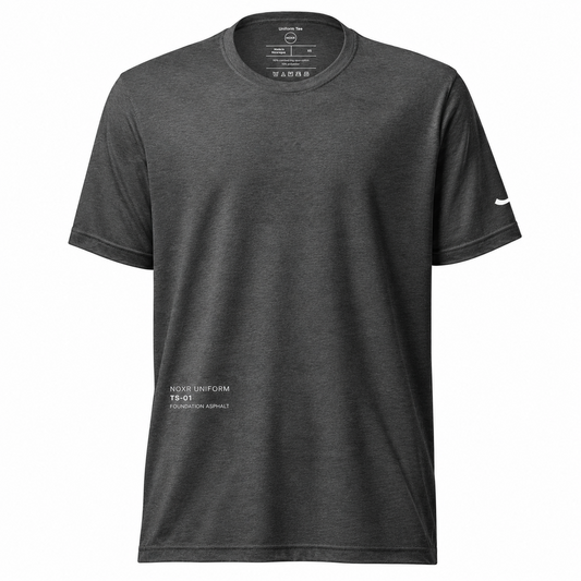 NOXR Uniform Tee — Layer 01 (Asphalt)