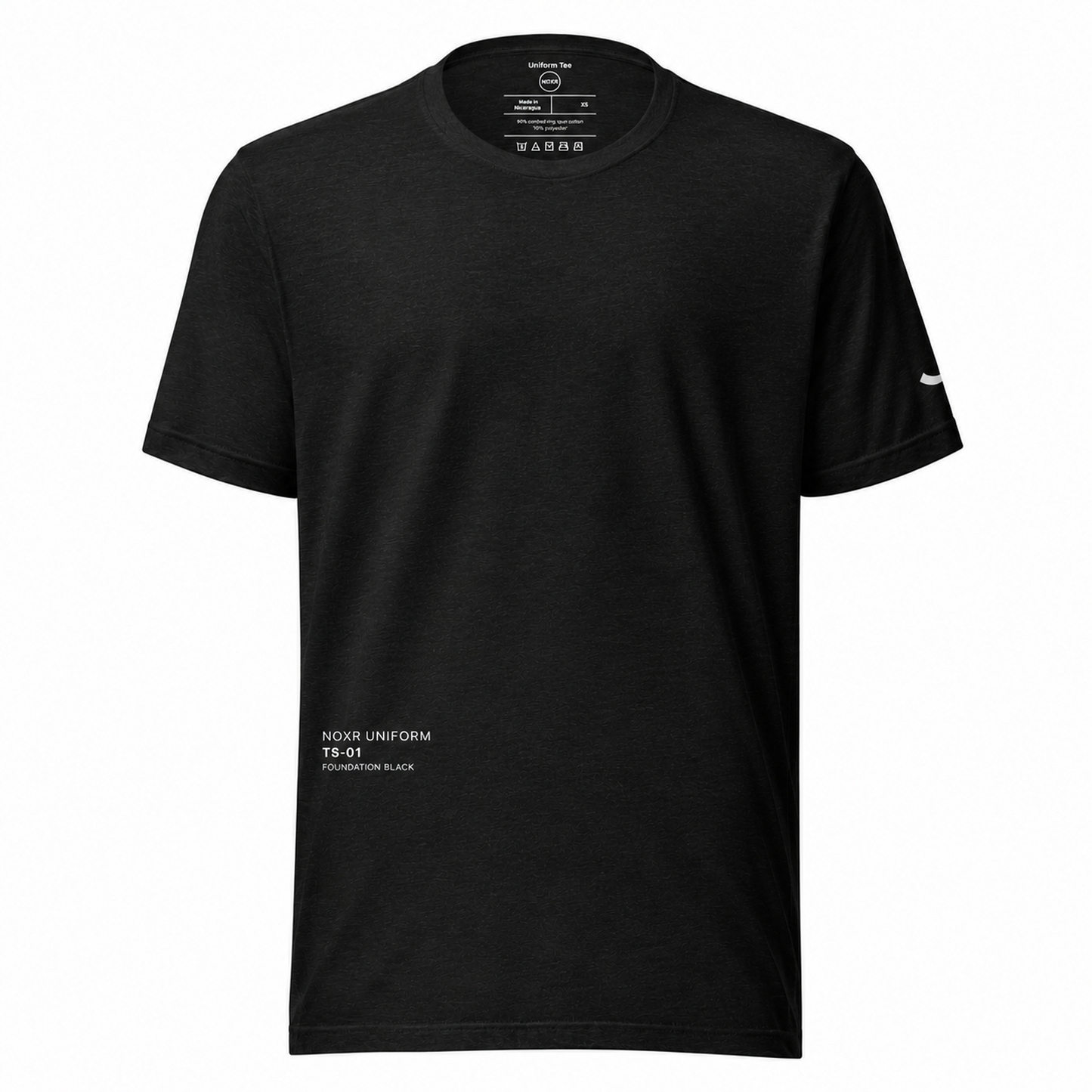 NOXR Uniform Tee  — Layer 01 (Black)