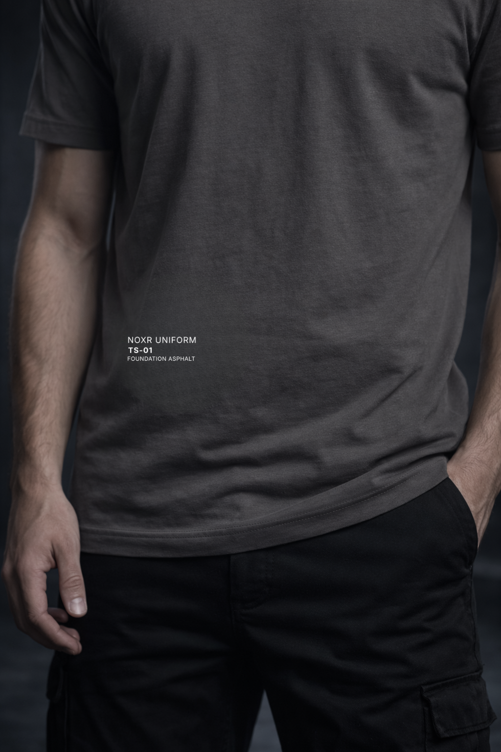 NOXR Uniform Tee — Layer 01 (Asphalt)
